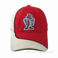 Promotional Sports Baseball Cap, Made of 100% Polyester or Acrylic Fabric
